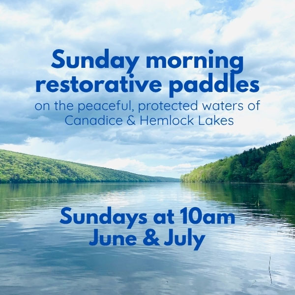 Sunday morning canoe paddle